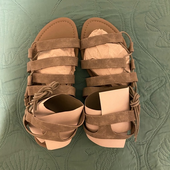 Sandals light blue, never worn - Picture 2 of 2